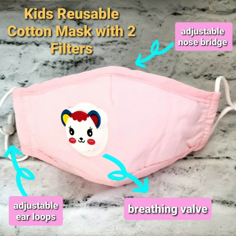 3pcs KIDS CHILDREN Reusable and washable Face Mask